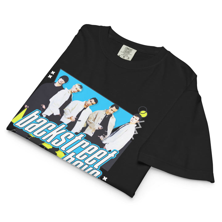 Backstreet Boys Jamming Mineral Wash Womens Crop Top - HYPER iCONiC.