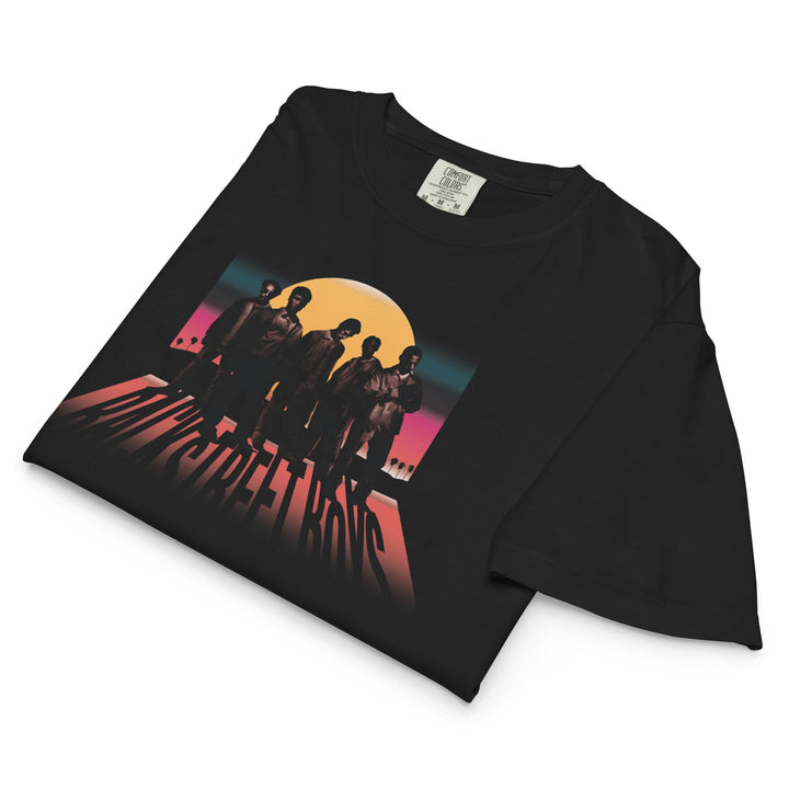 Backstreet Boys Sphere Mineral Wash Womens Crop Top - HYPER iCONiC.