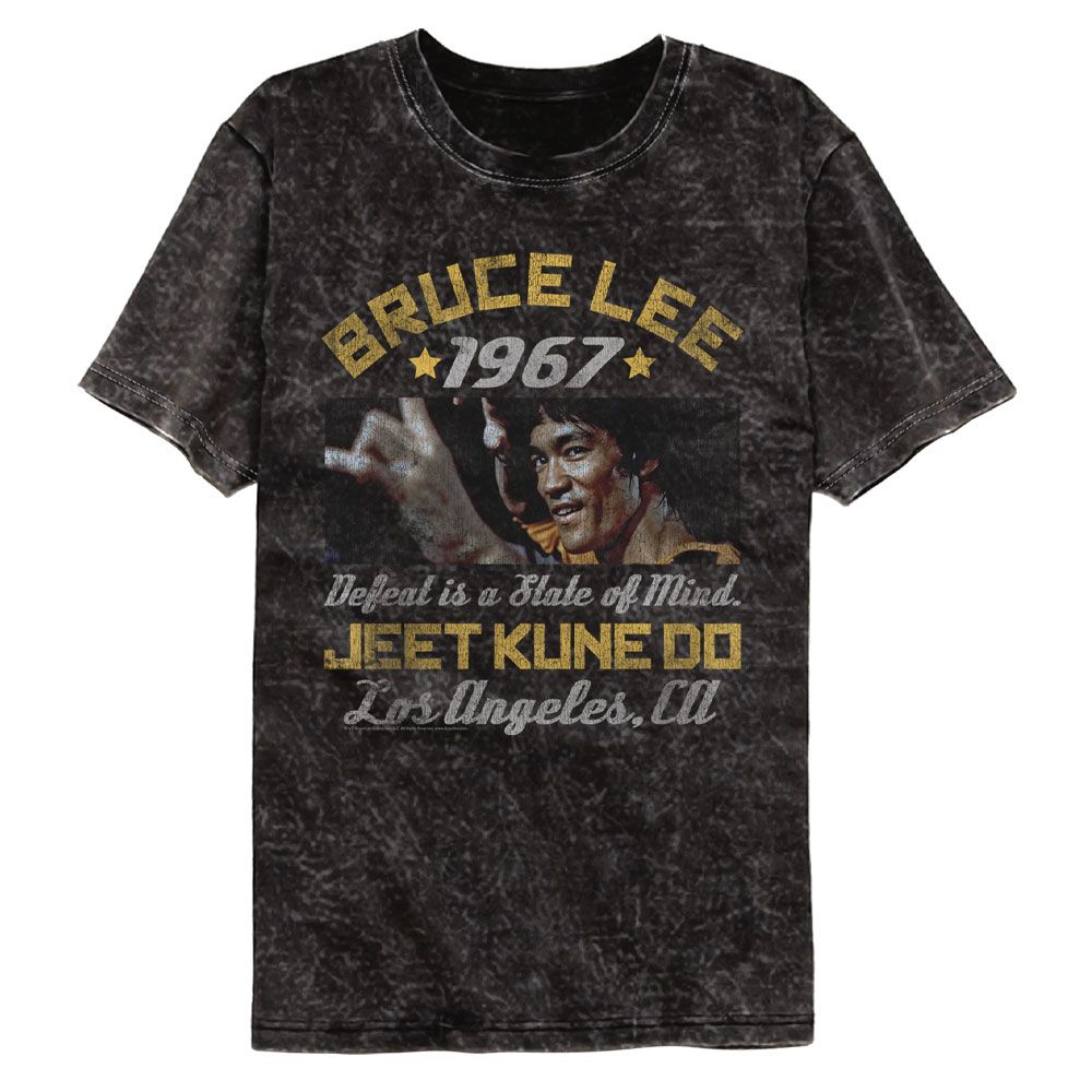 T-shirt Bruce Lee Respect - Taille M, Gris, 100% Coton, Neuf Sans étiquette