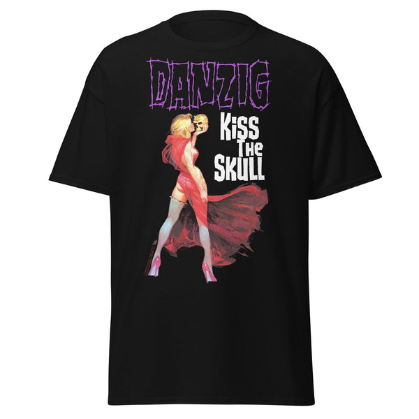 Danzig - Kiss the Skull Jumbo Print T - Shirt - HYPER iCONiC.