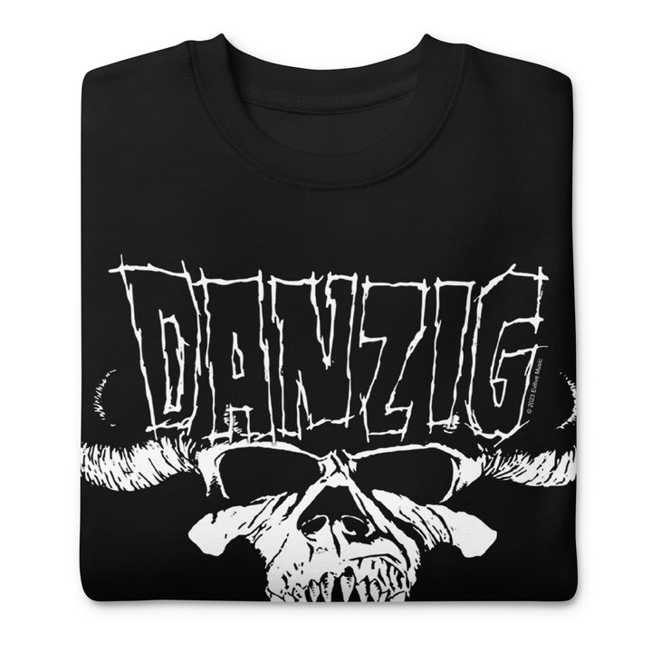 Danzig Logo Skull Jumbo Print Sweatshirt - HYPER iCONiC.