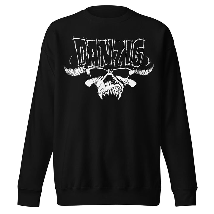 Danzig Logo Skull Jumbo Print Sweatshirt - HYPER iCONiC.