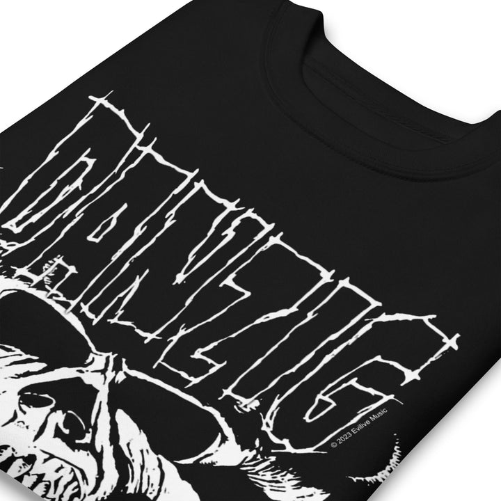 Danzig Logo Skull Jumbo Print Sweatshirt - HYPER iCONiC.