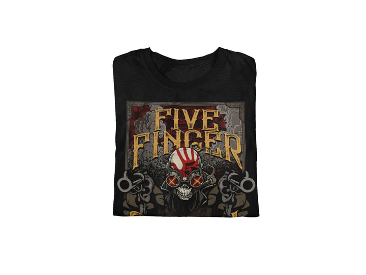 Five Finger Death Punch Barrels Jumbo Print T-shirt - HYPER iCONiC.