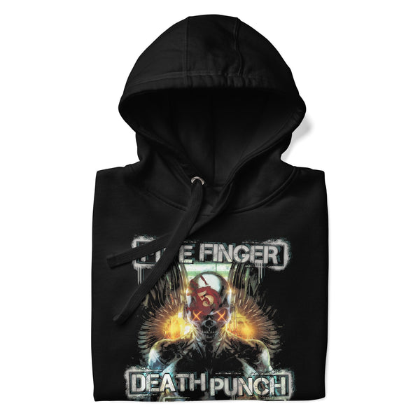 Five Finger Death Punch Bot Heaven Classic Hoodie - HYPER iCONiC.