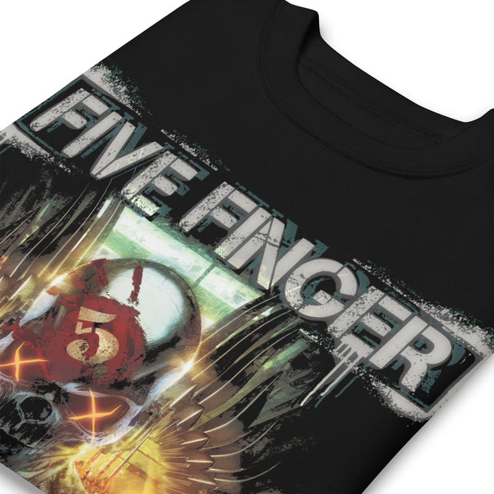 Five Finger Death Punch Bot Heaven Jumbo Print Sweatshirt - HYPER iCONiC.