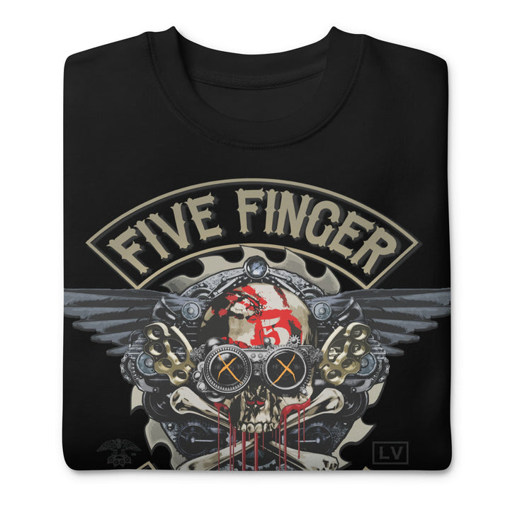 Five Finger Death Punch Crossbones Jumbo Print Sweatshirt - HYPER iCONiC.