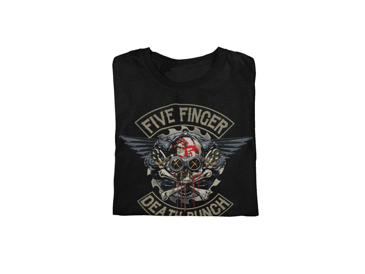 Five Finger Death Punch - Crossbones Jumbo Print T-Shirt - HYPER iCONiC.