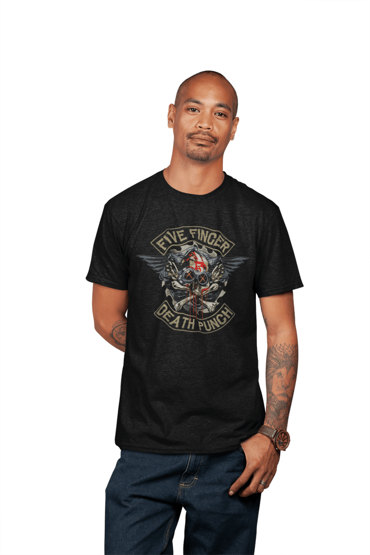 Five Finger Death Punch - Crossbones T-Shirt - HYPER iCONiC.