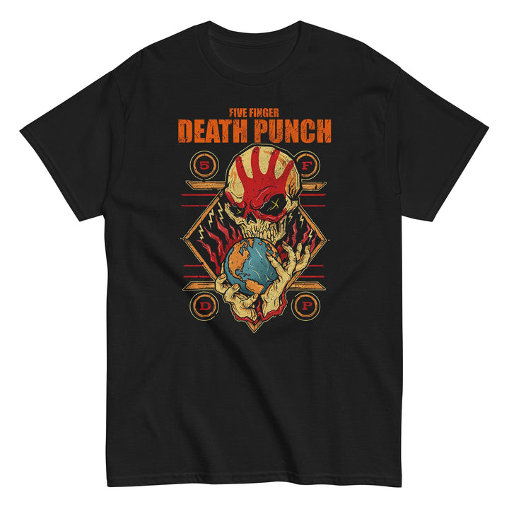 Five Finger Death Punch - Hand Skull Logo T-Shirt - HYPER iCONiC.