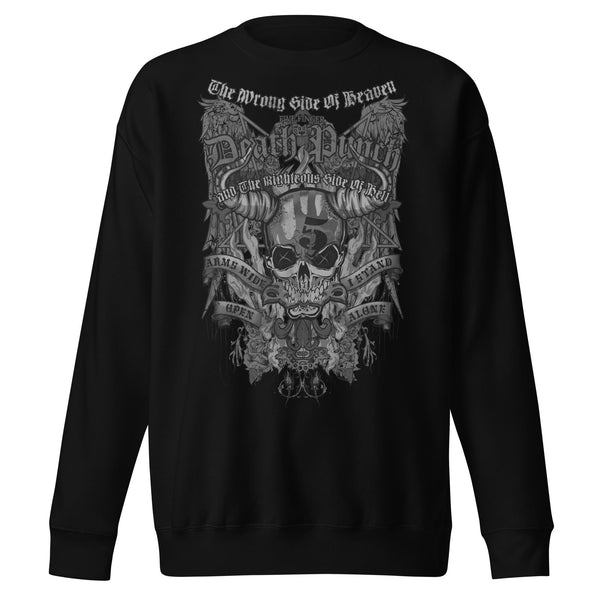 Five Finger Death Punch Righteous Side of Evil Jumbo Print Sweatshirt - HYPER iCONiC.