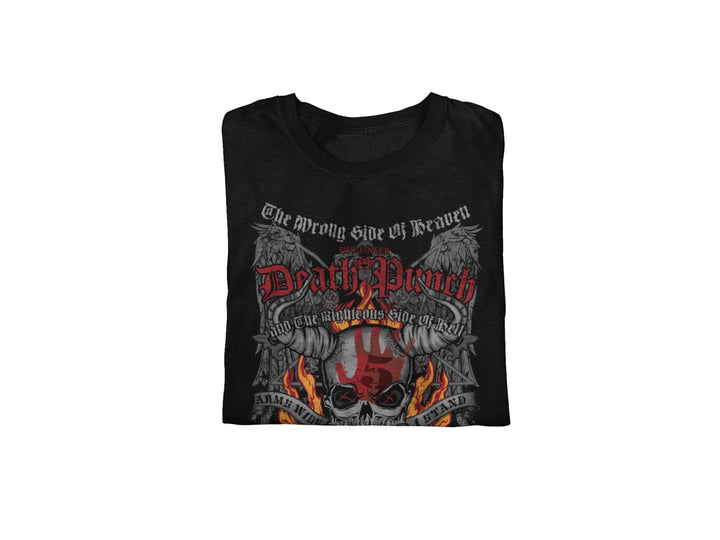 Five Finger Death Punch - Wrong or Righteous Jumbo Print T-Shirt - HYPER iCONiC.