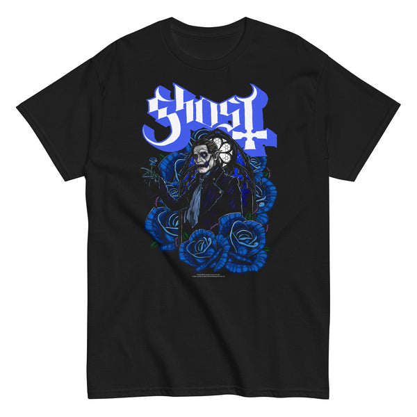 Ghost - Blue Roses T-Shirt - HYPER iCONiC.