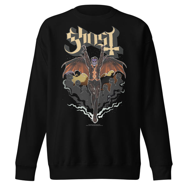 Ghost Fly Over Jumbo Print Sweatshirt - HYPER iCONiC.