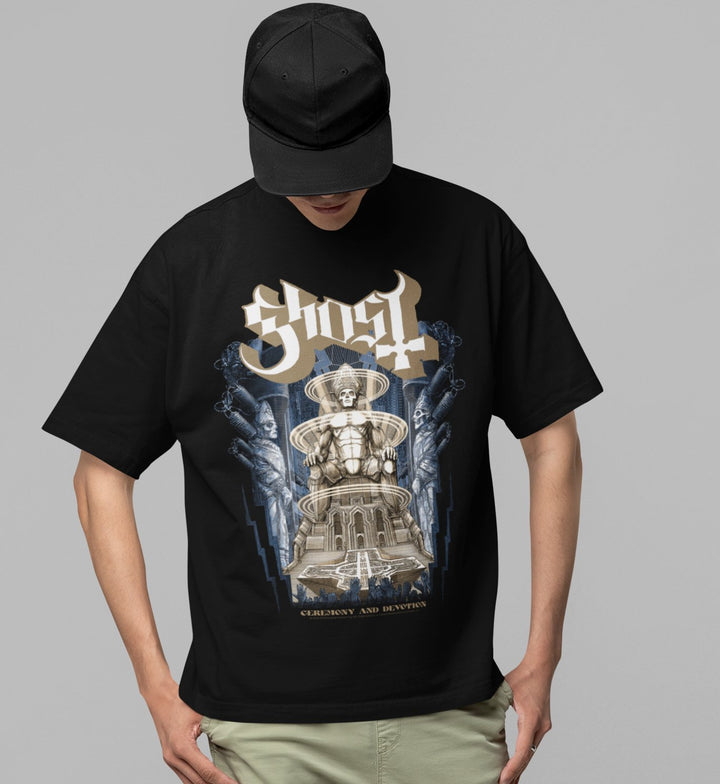 Ghost - Monument Jumbo Print T-Shirt - HYPER iCONiC.