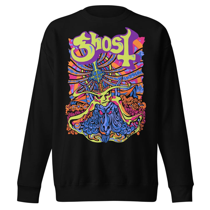 Ghost Stained Glass Jumbo Print Sweatshirt - HYPER iCONiC.