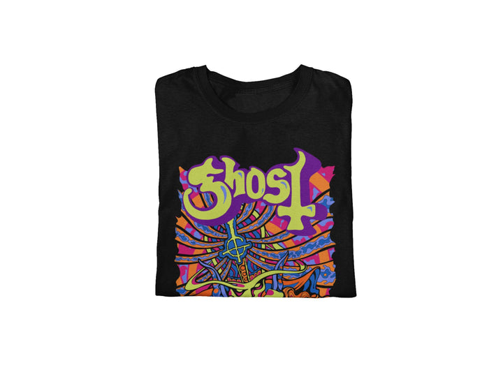 Ghost - Stained Glass Jumbo Print T-Shirt - HYPER iCONiC.