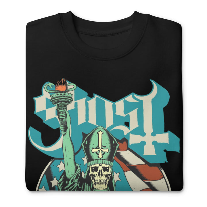 Ghost - Statue of Liberty Jumbo Print Sweatshirt - HYPER iCONiC.