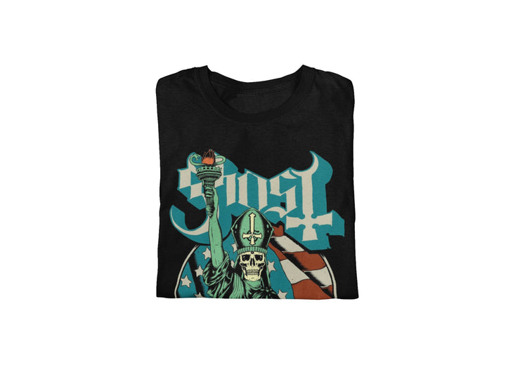 Ghost - Statue of Liberty Jumbo Print T-Shirt - HYPER iCONiC.