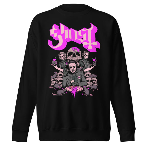 Ghost What's for Dinner Jumbo Print Sweatshirt - HYPER iCONiC.