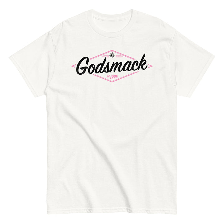 Godsmack - Black and Pink Logo T-Shirt - HYPER iCONiC.