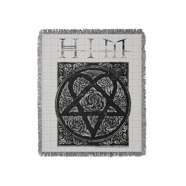 Him 100% Cotton Woven Throw Blanket - HYPER iCONiC.