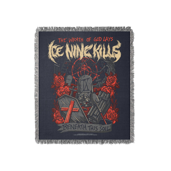 Ice Nine Kills 100% Cotton Woven Throw Blanket - HYPER iCONiC.