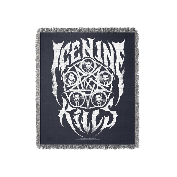 Ice Nine Kills 100% Cotton Woven Throw Blanket - HYPER iCONiC.