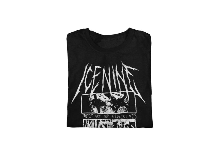 Ice Nine Kills Devil's Eyes Jumbo Print T-shirt - HYPER iCONiC.