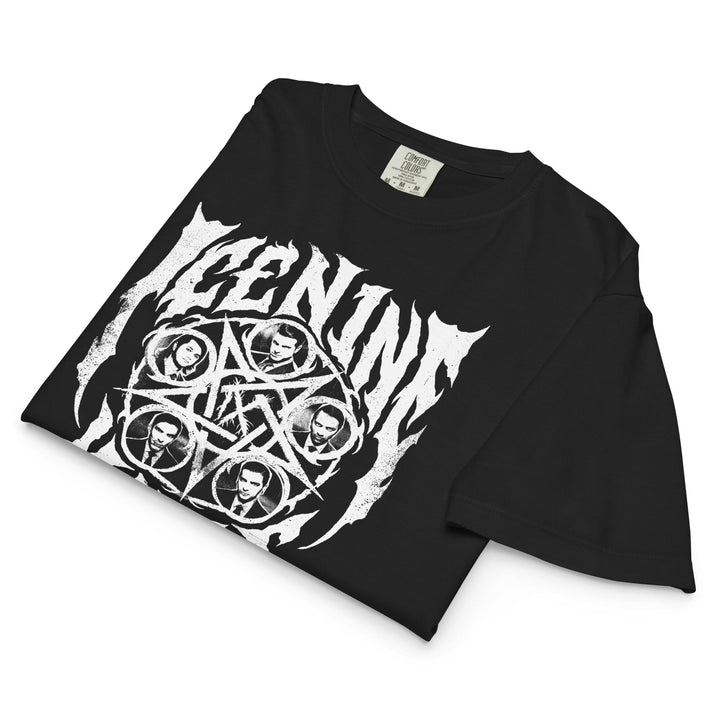 Ice Nine Kills Fictional Substance Mineral Wash Womens Crop Top - HYPER iCONiC.