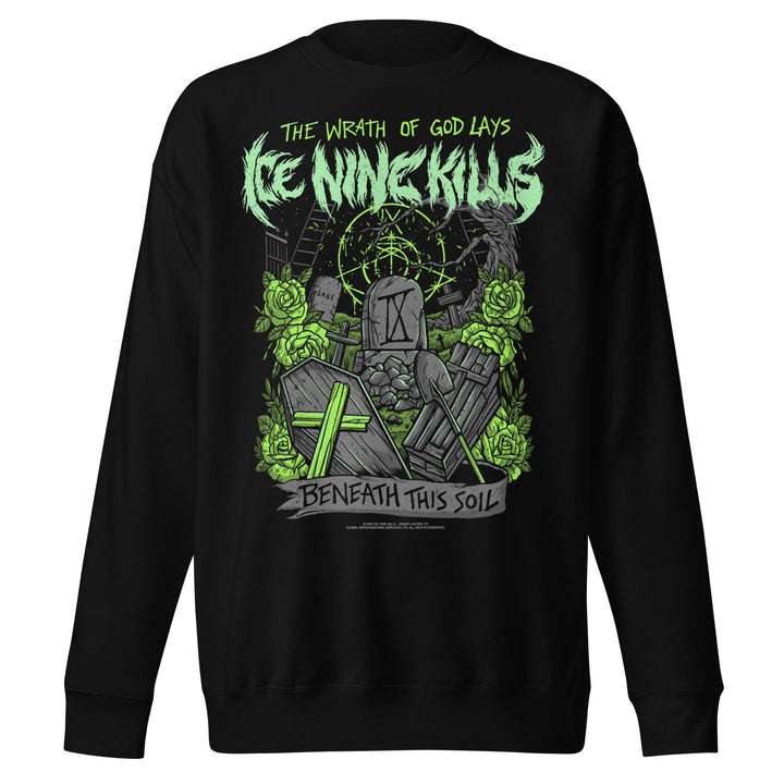 Ice Nine Kills Green Wrath Jumbo Print Sweatshirt - HYPER iCONiC.