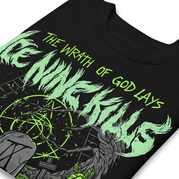 Ice Nine Kills Green Wrath Jumbo Print Sweatshirt - HYPER iCONiC.