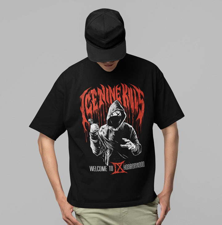 Ice Nine Kills Ix Horrorwood Jumbo Print T-shirt - HYPER iCONiC.