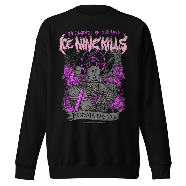 Ice Nine Kills Purple Wrath Jumbo Print Sweatshirt - HYPER iCONiC.