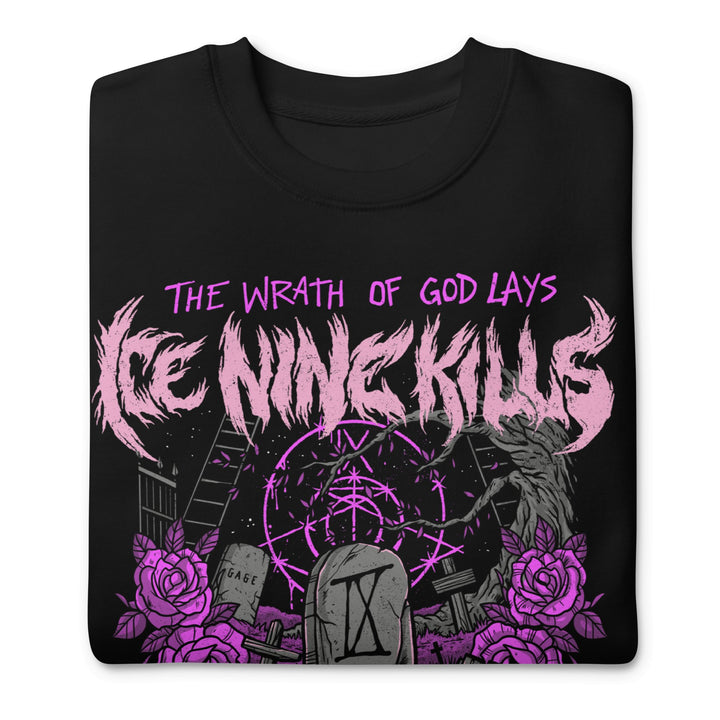 Ice Nine Kills Purple Wrath Jumbo Print Sweatshirt - HYPER iCONiC.