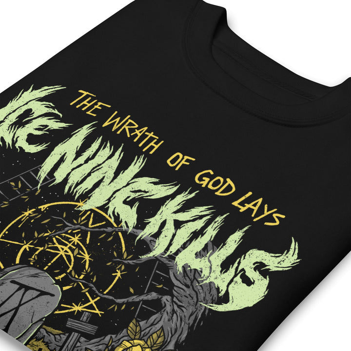 Ice Nine Kills Yellow Wrath Jumbo Print Sweatshirt - HYPER iCONiC.