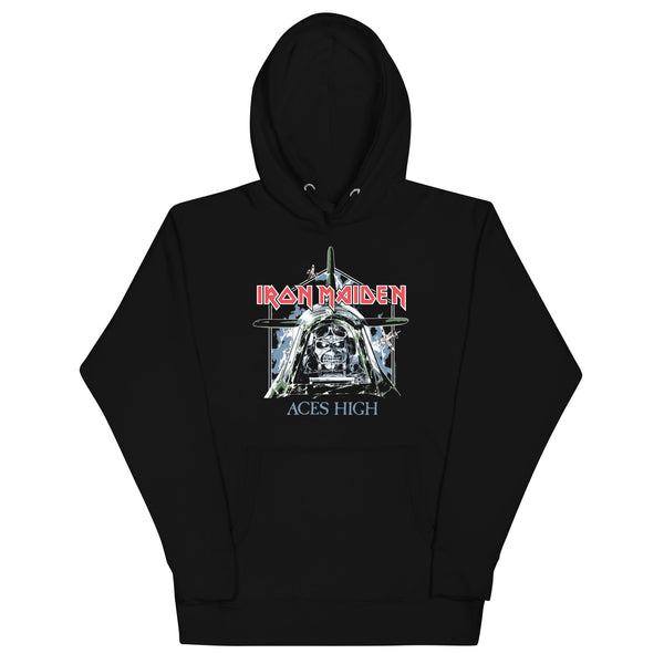 Iron Maiden Aces High Classic Hoodie - HYPER iCONiC.