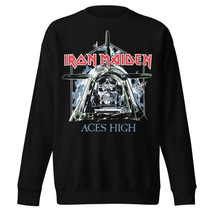 Iron Maiden Aces High Jumbo Print Sweatshirt - HYPER iCONiC.