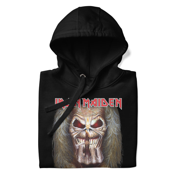 Iron Maiden Candle Finger Classic Hoodie - HYPER iCONiC.