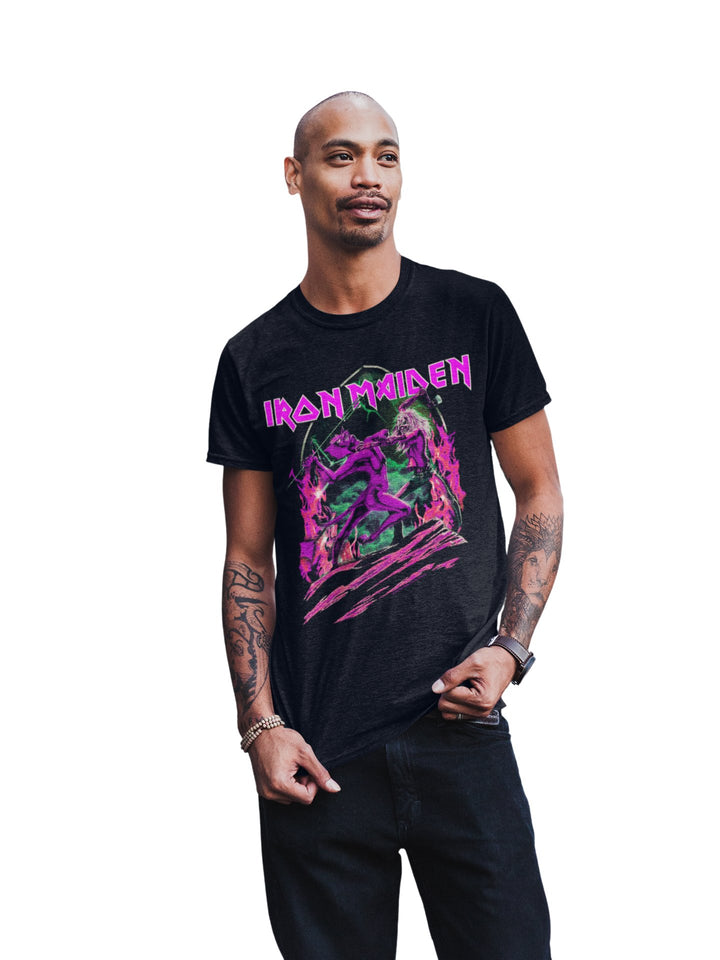 Iron Maiden Devil's Fight T-Shirt - HYPER iCONiC.