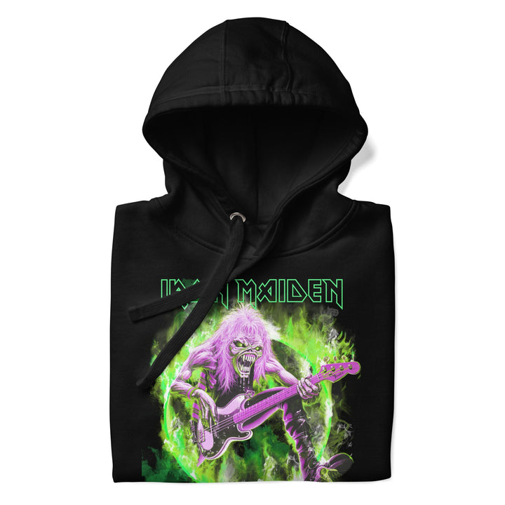 Iron Maiden Green Guitar Classic Hoodie - HYPER iCONiC.