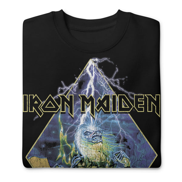 Iron Maiden - Lightning Jumbo Print Sweatshirt - HYPER iCONiC.