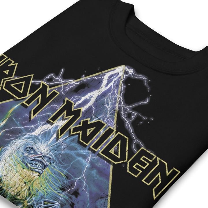 Iron Maiden - Lightning Jumbo Print Sweatshirt - HYPER iCONiC.