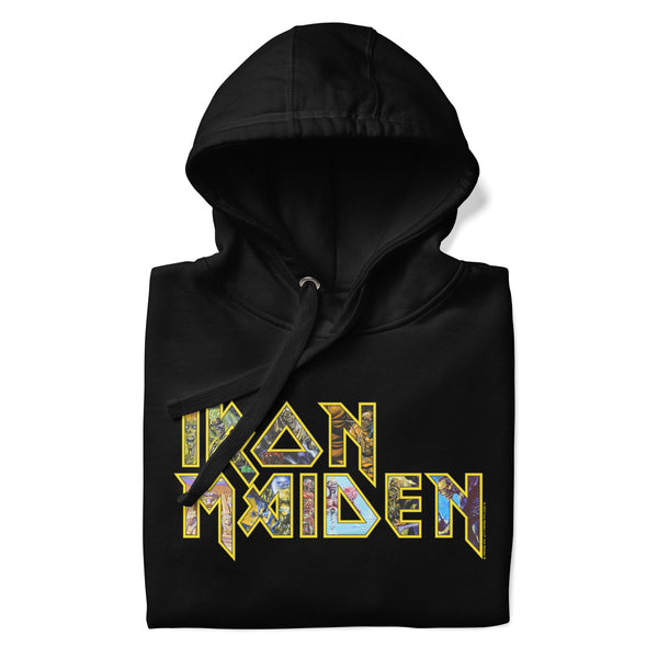 Iron Maiden - Logo Eddie Classic Hoodie - HYPER iCONiC.