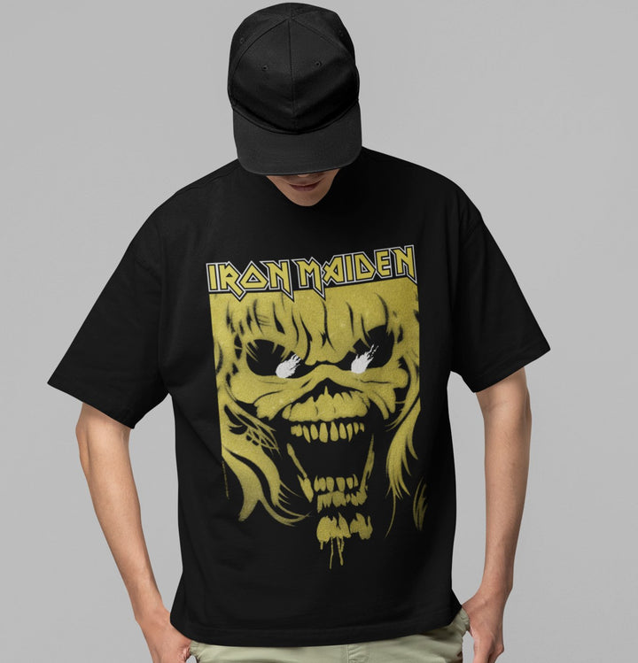 Iron Maiden Open Mouth Jumbo Print T-shirt - HYPER iCONiC.