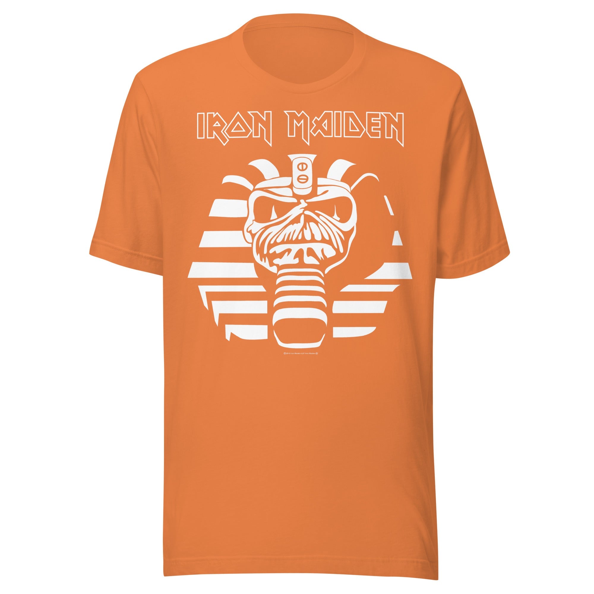 Iron Maiden - Orange Powerslave T-Shirt – HYPER iCONiC.