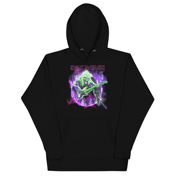 Iron Maiden Purple Guitar Classic Hoodie - HYPER iCONiC.