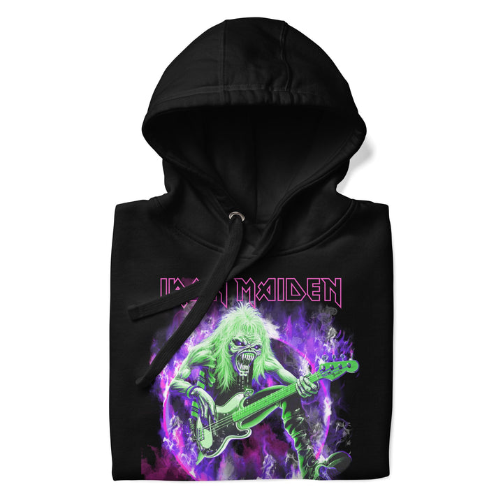 Iron Maiden Purple Guitar Classic Hoodie - HYPER iCONiC.