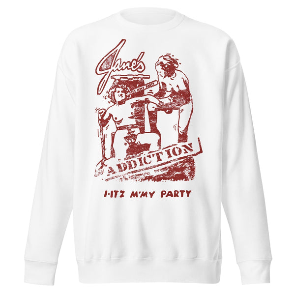 Jane's Addiction Still My Party Jumbo Print Sweatshirt - HYPER iCONiC.