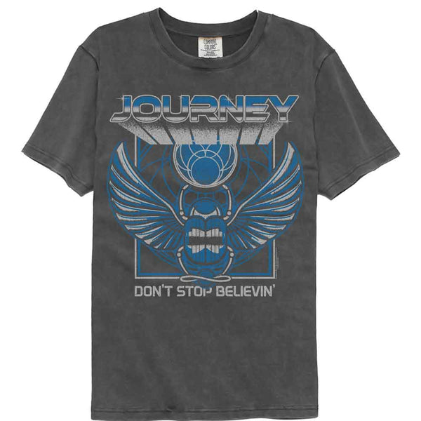 Journey - 3D Text Scarab Comfort Color T-Shirt - HYPER iCONiC.